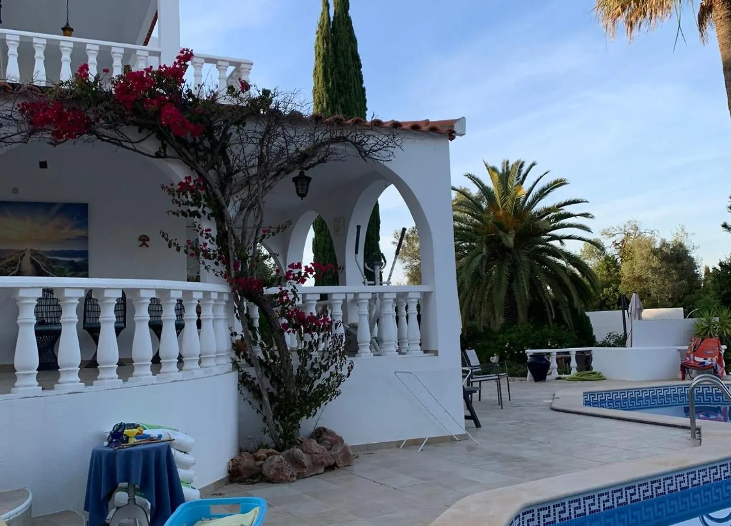 Studio De La Casa Paraiso Avec, En Plus, Une Terrasse Privative Exterieure Semi Couverte Equipee D'Un Salon D'Un Coin Repas D'Une Kitchenette, La Grande Piscine Et Les Jardins Sont Partages, A Proximite Des Plages De Fuseta Et De La Ria Formosa Moncarapacho Holiday home